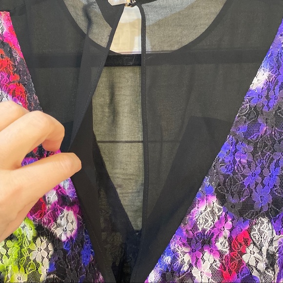 Sandro colorful lace dress - Picture 6 of 7